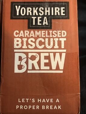 Yorkshire Tea Caramelised Biscuit Brew 40 Tea Bags (Pack of 1)